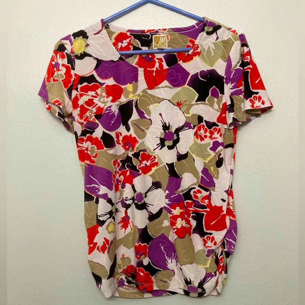 JM Collection Top Blouse Size P/S Womens